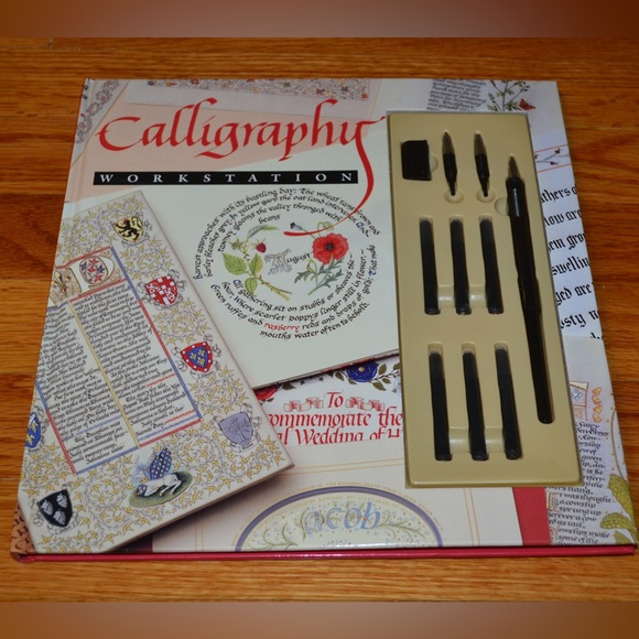 Vintage Calligraphy Workstation hardcover book - NEW - Picture 2 of 11